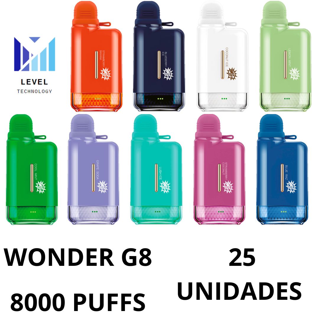 WONDER G8 PACK DE 25 UNIDADES